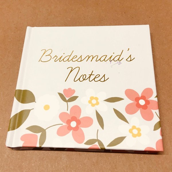 Bridesmaid's Notes - Mini Square Notebook