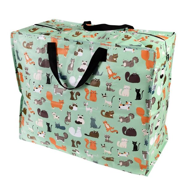 Recycled Plastic Storage Bag - Cats