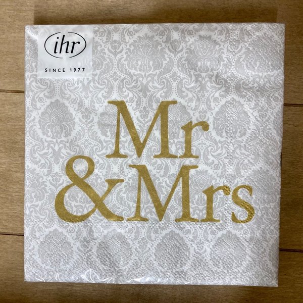 Paper Napkins - Mr & Mrs