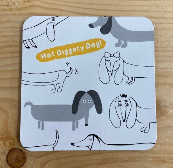 Hot Diggety Dog - Single Coaster
