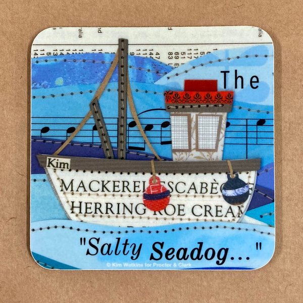 Salty Seadog - Coaster