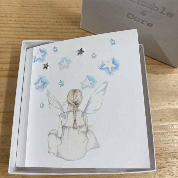 Fairy & Stars Earrings Card