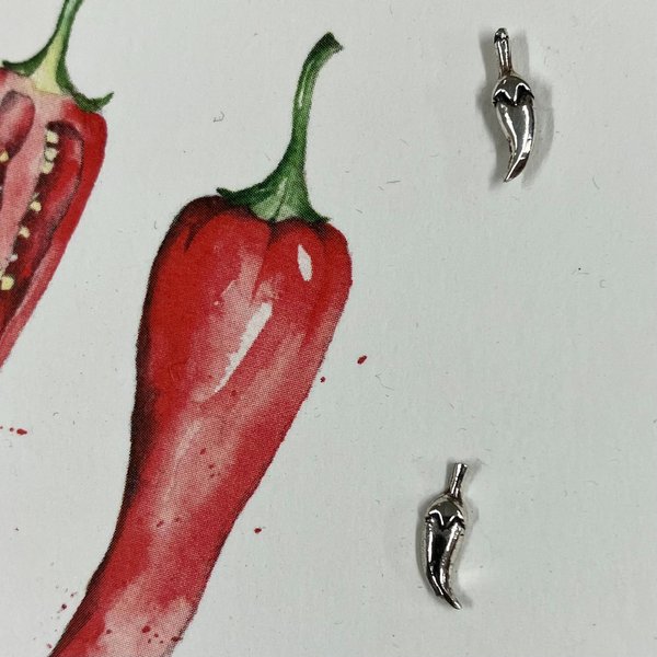 Chillies Earrings Card CE321