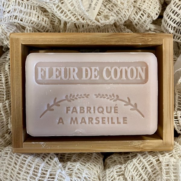 Cotton Flower French Soap Bar