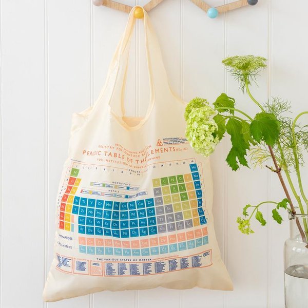 Foldable Shopping Bag - Periodic Table