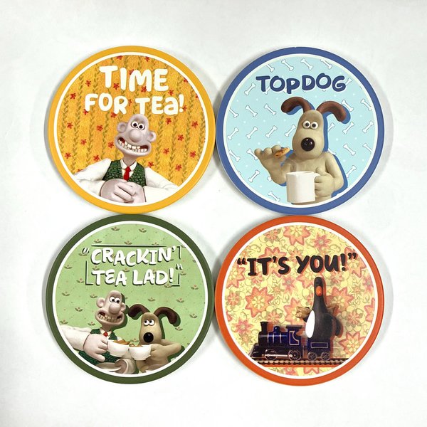 Wallace & Gromit - Set Of Four Coasters