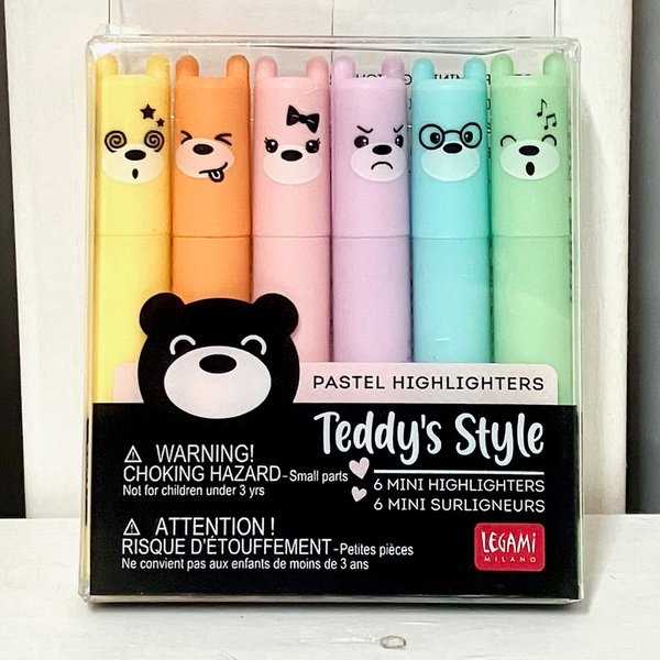 Teddy's Mood Pastel Highlighters
